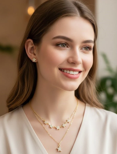 Celestial Star Layered Jewelry Set