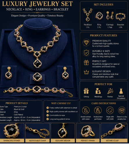 Luxury Vintage Jewelry Set