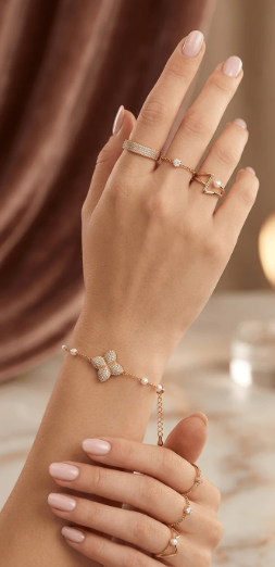 Butterfly Charm Adjustable Bracelet