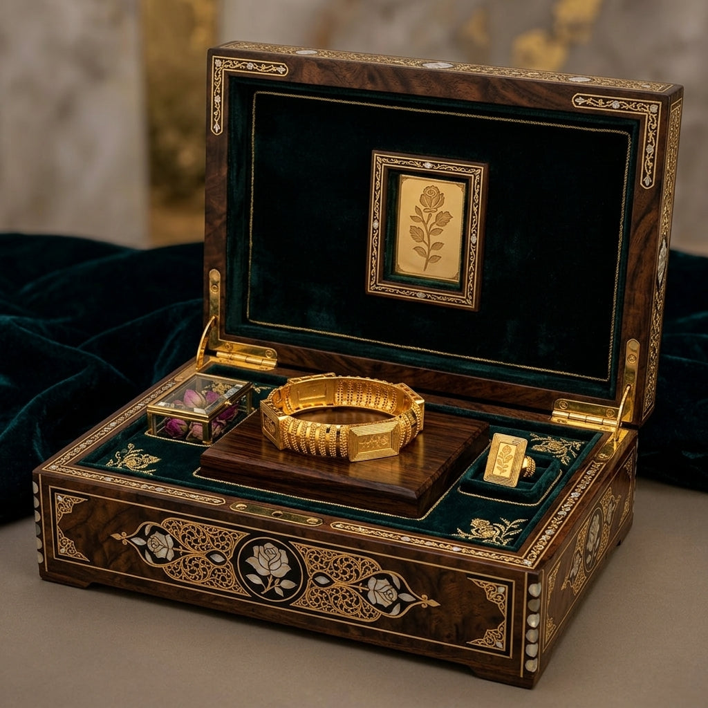 Woman Empress Rose Jewelry Set