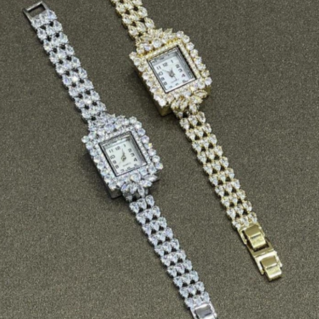 Imperial Square Halo Watch