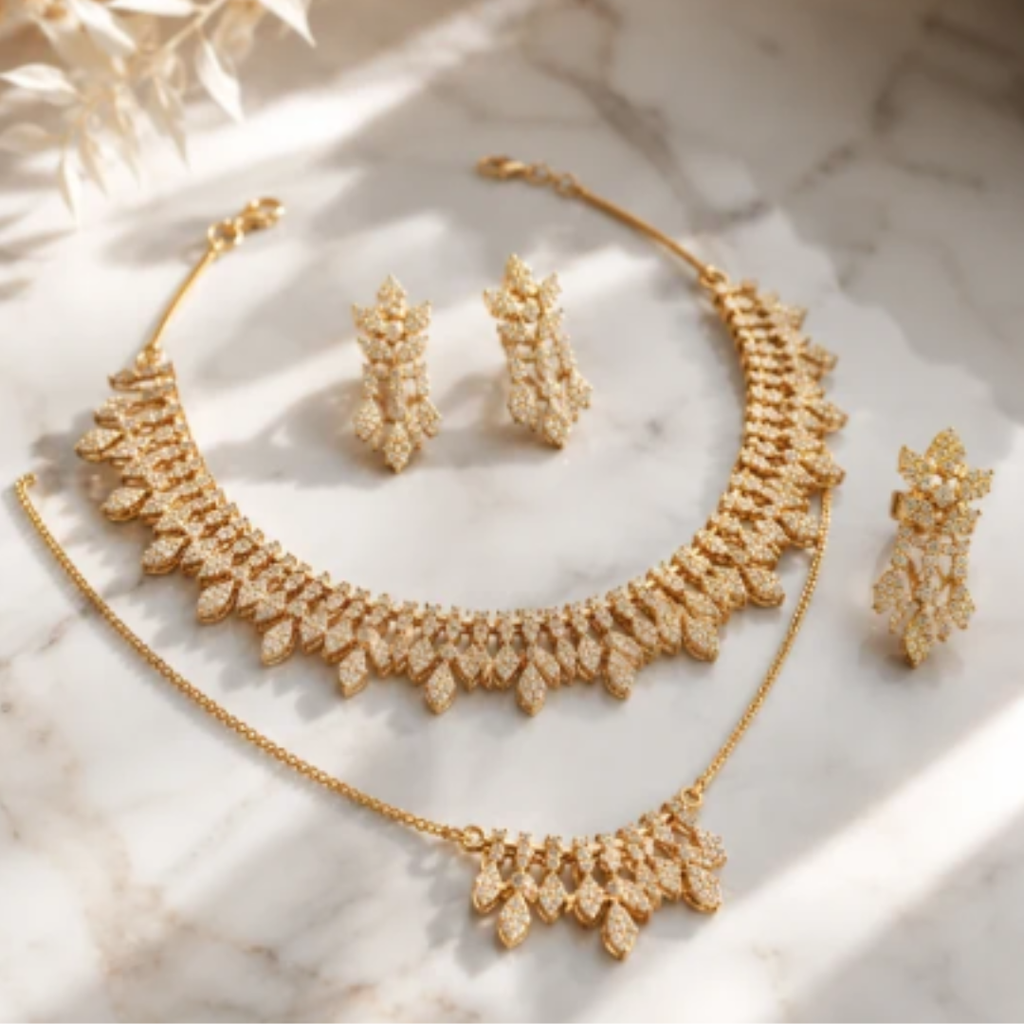 Beautiful Elegant Bridal Jewelry Set