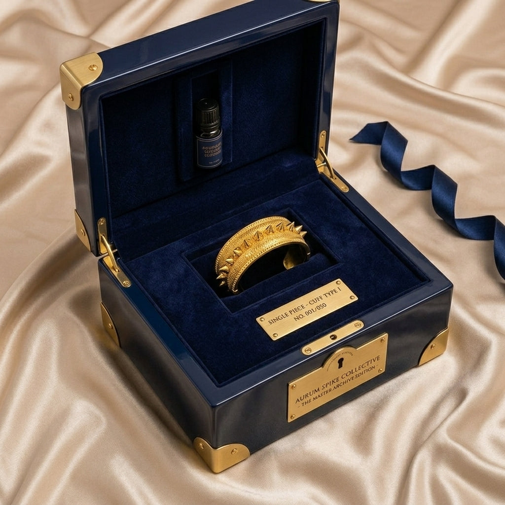Elegant Gold Statement Bangle