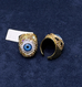 Evil Eye Crystal Statement Ring