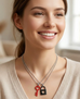 Key & Lock Pendant Necklace Set