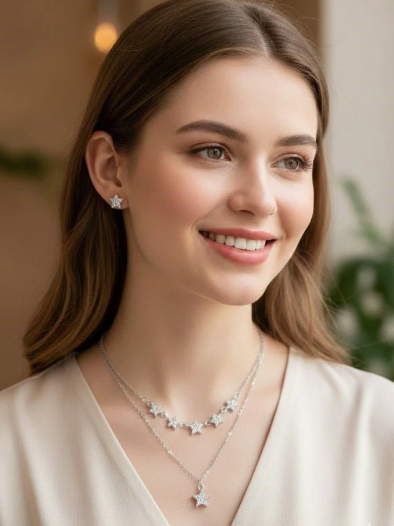 Celestial Star Layered Jewelry Set