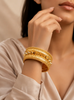 Elegant Gold Statement Bangle