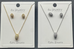 Oval Sparkle CZ Pendant Set