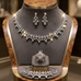 Woman Stylish Silver Jewelry Set