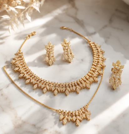Beautiful Elegant Bridal Jewelry Set