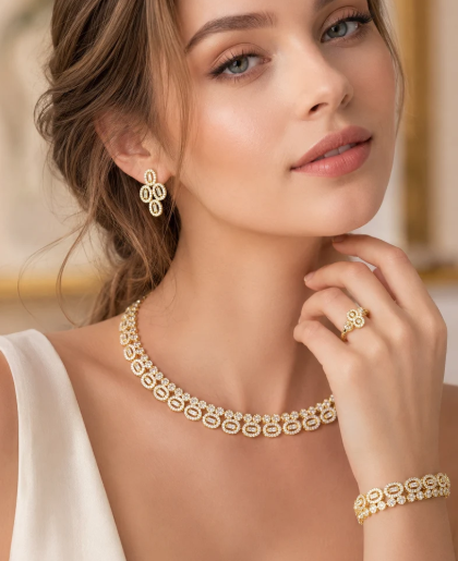 Woman Elegant Jewelry Set