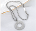 Round Arabic Engraved Pendant Necklace