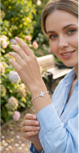 Butterfly Charm Adjustable Bracelet