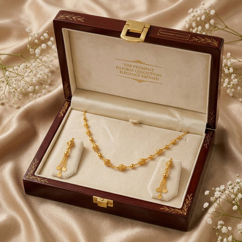 Elegant Bead Necklace Set