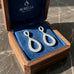 Teardrop Halo Crystal Earrings