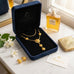 Gold Circle Tassel Necklace