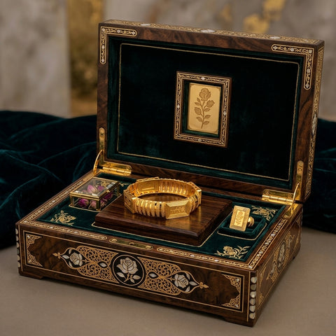 Woman Empress Rose Jewelry Set