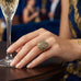 Tone Crystal Dome Statement Ring