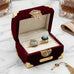 Crystal Embellished Teardrop Statement Ring