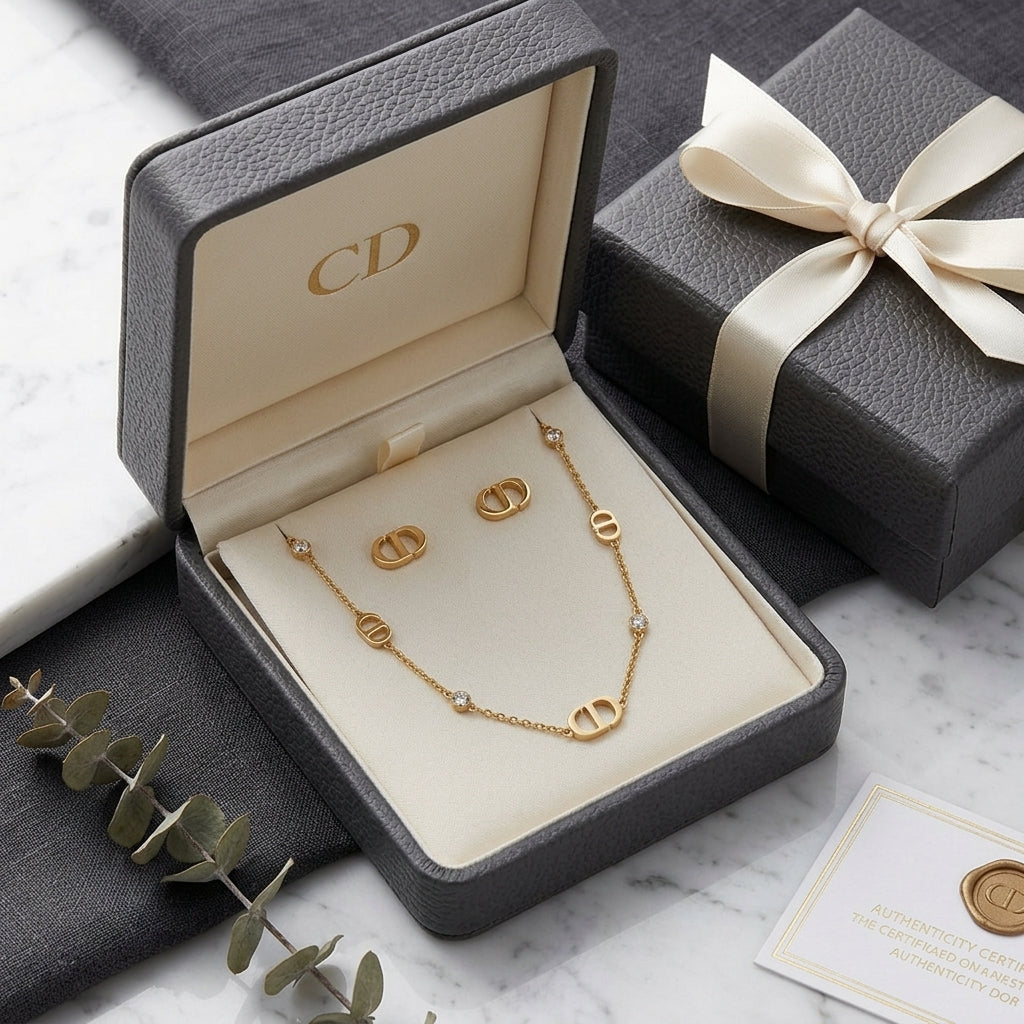 Elegant Gold Jewelry Set