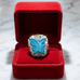 Butterfly Crystal Statement Ring