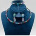Multicolor Crystal Choker Jewelry Set
